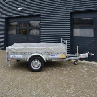Aanhanger huren inclusief vlakzeil