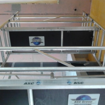 Trapgatsteiger, hoogte 4,5 meter